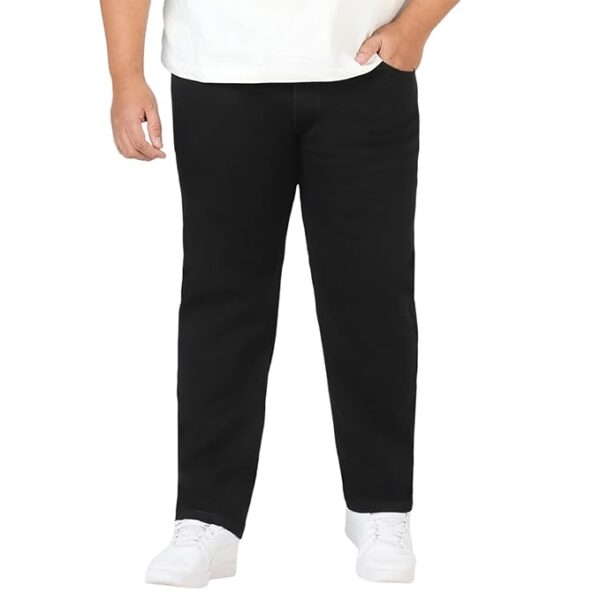 Men's Cotton Regular Fit Casual Chino Pants Stretch - Image 5