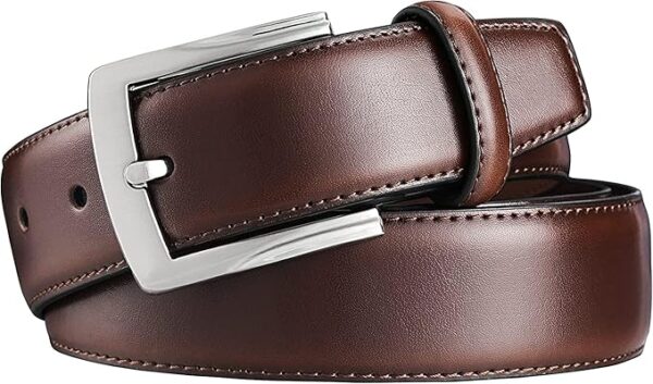 ZORO Vegan Leather Belt for Men | Formal/Casual | Can be fits on upto 30 to 44 inches waist size - Image 5