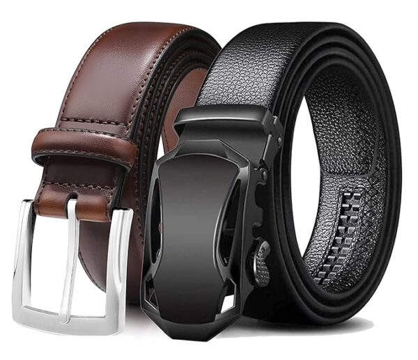 ZORO Vegan Leather Belt for Men | Formal/Casual | Can be fits on upto 30 to 44 inches waist size