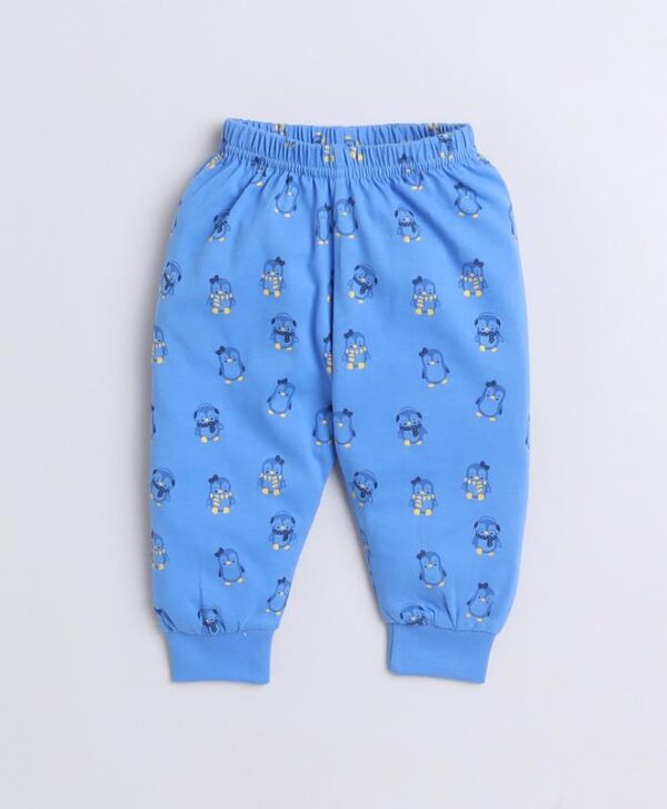 BUMZEE Royal Blue Baby Boys Full Sleeves Jabla & Pyjama Set (Peb9556) - Image 2