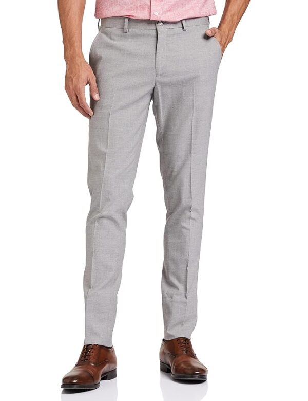 Men's Stretchable Formal Pants | Trousers (Slim Fit) - Image 3